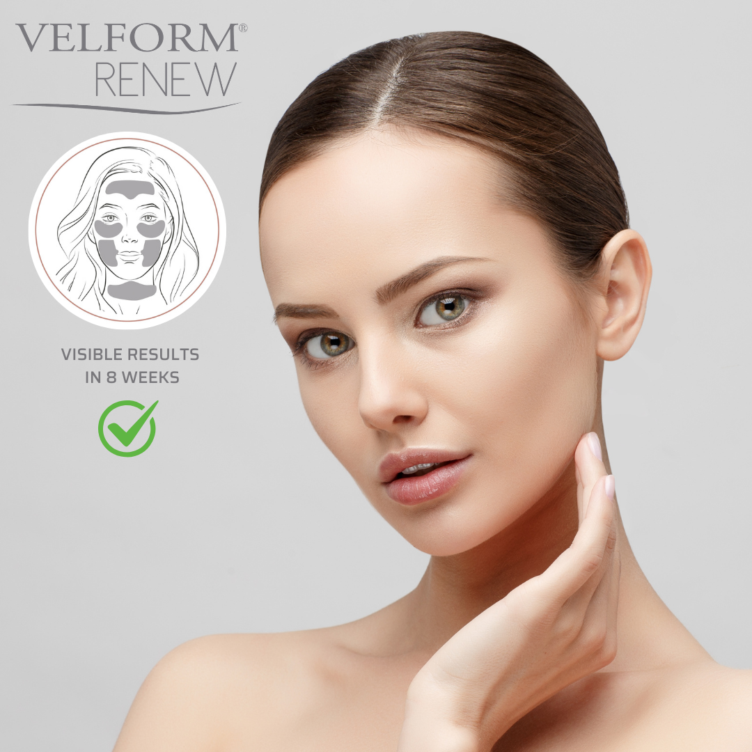 Parches solubles colágeno y ácido hialurónico para el rostro
